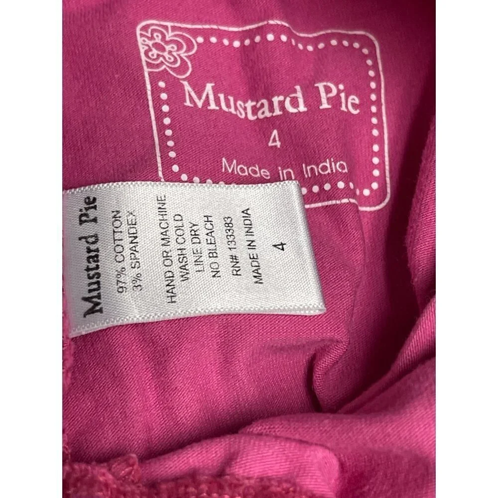 Mustard Pie features 	•